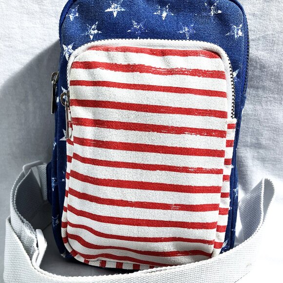 Mad Love Stars and Stripes Americana Crossbody Bag - Picture 2 of 6